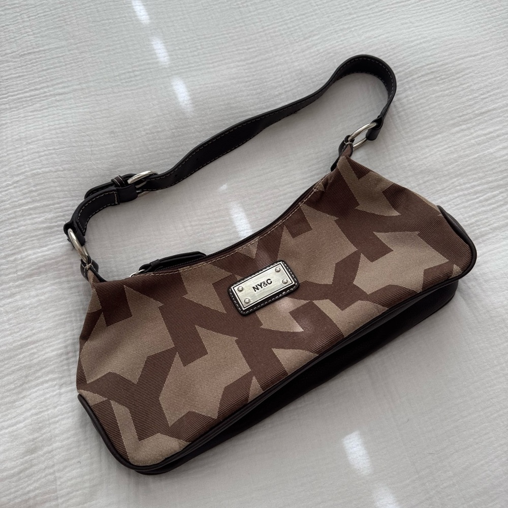 NYC Tan and Brown Women’s Shoulder Bag